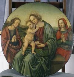 Madonna with Child and Two Female Saints